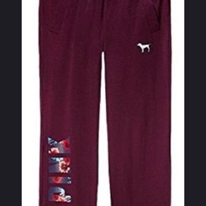 Sweatpants from pink